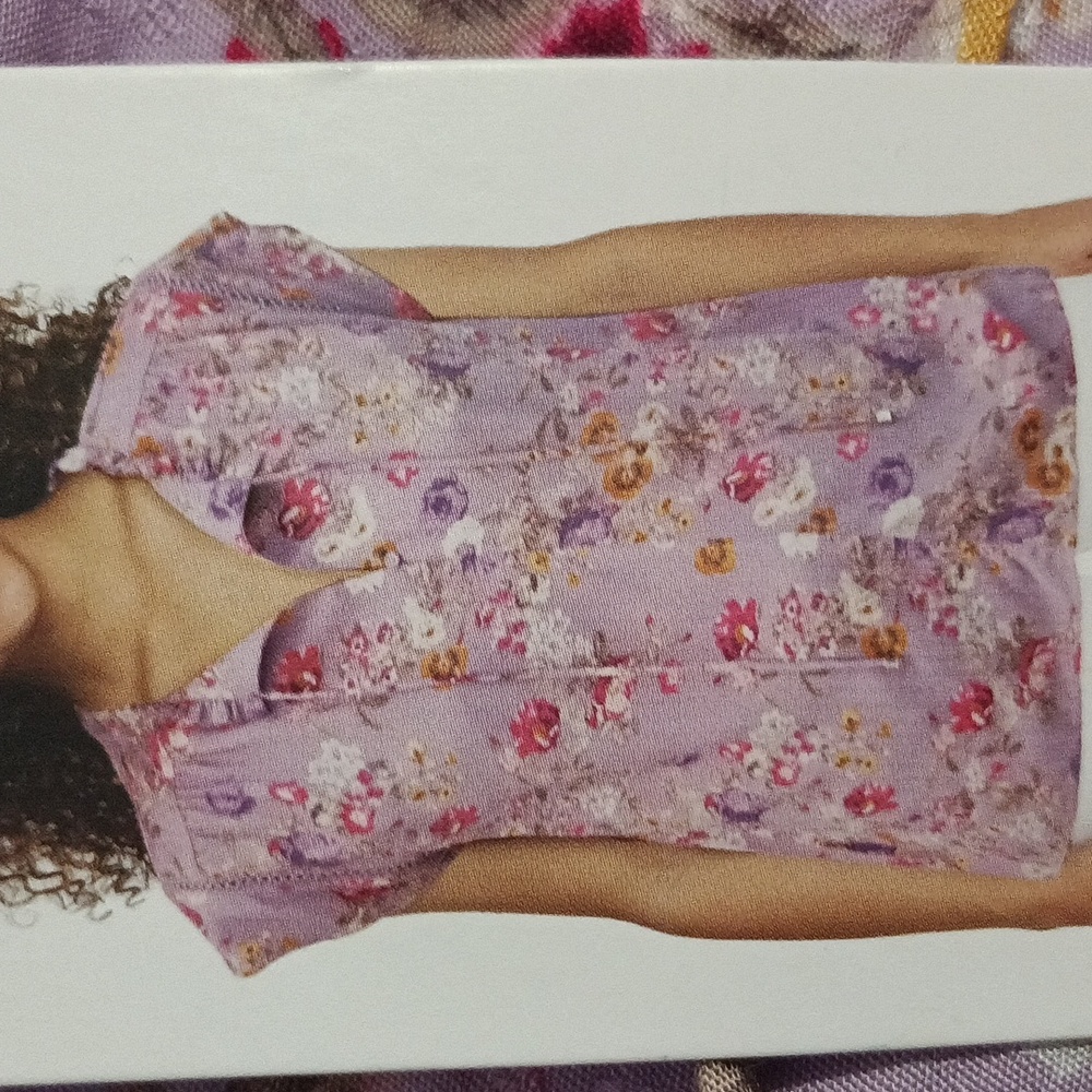 Buffalo Floral Lavender Top